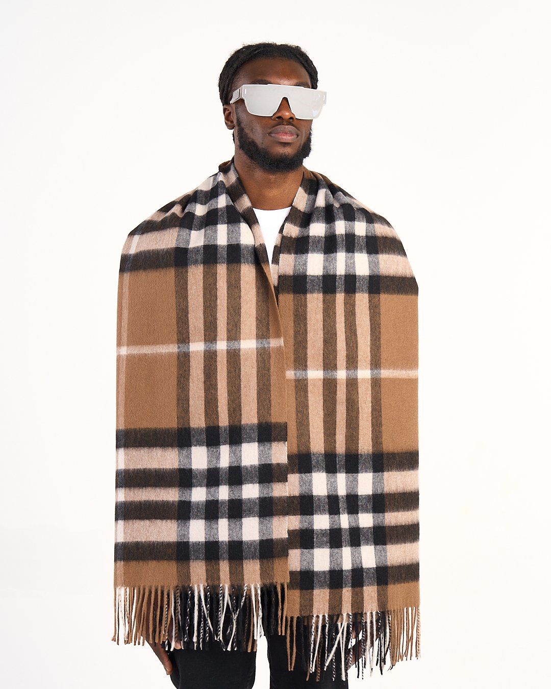 Fashion-forward designer cashmere scarves