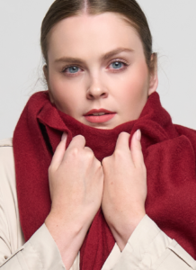 Christmas designer wool scarves
