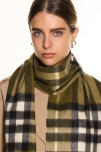 cashmere scarf in a signature luxury box.