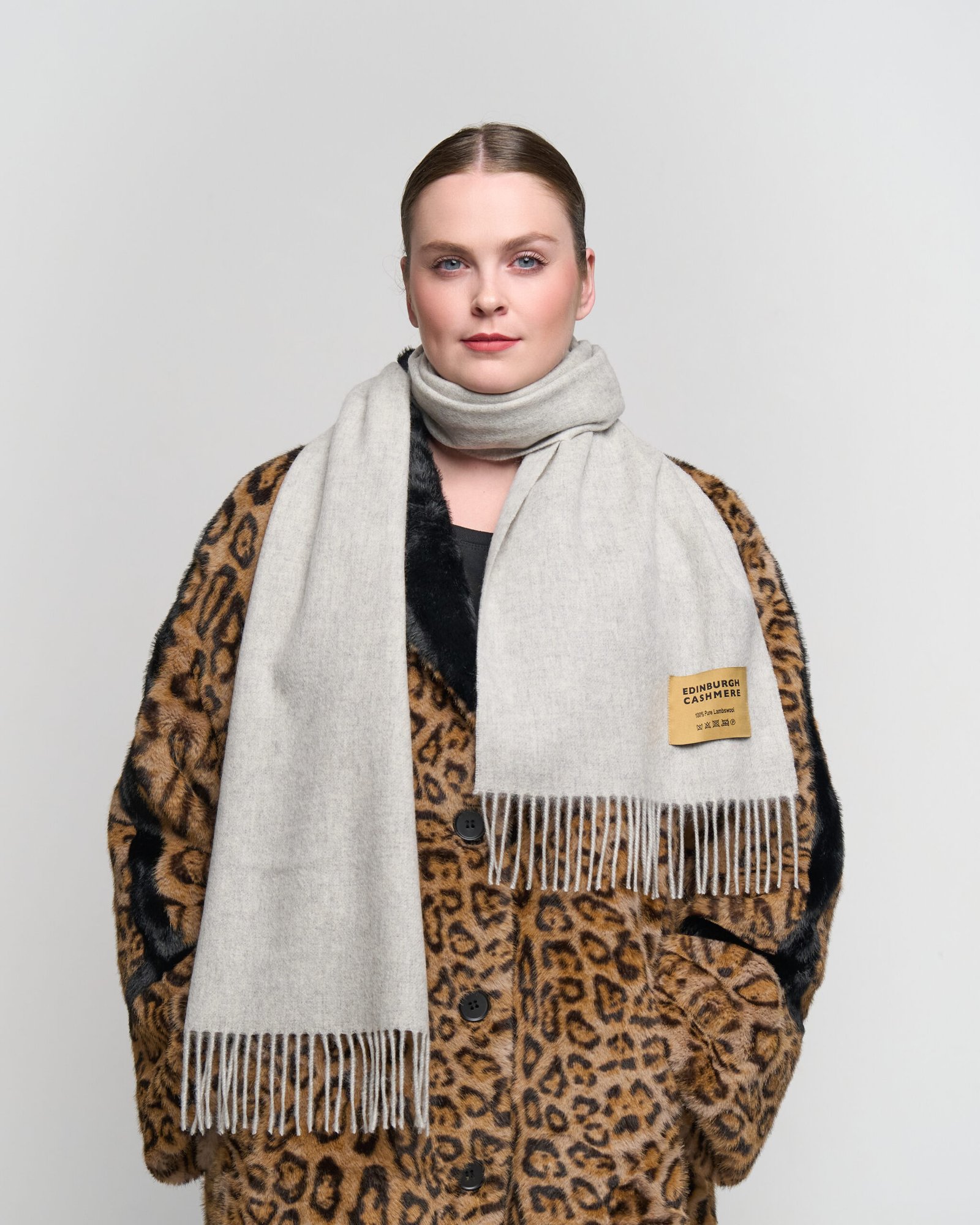 Edinburgh Cashmere DC Check luxury Scottish heritage gifts UK