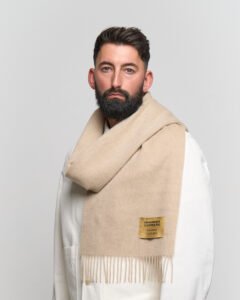 cashmere scarf in a luxury signature box.