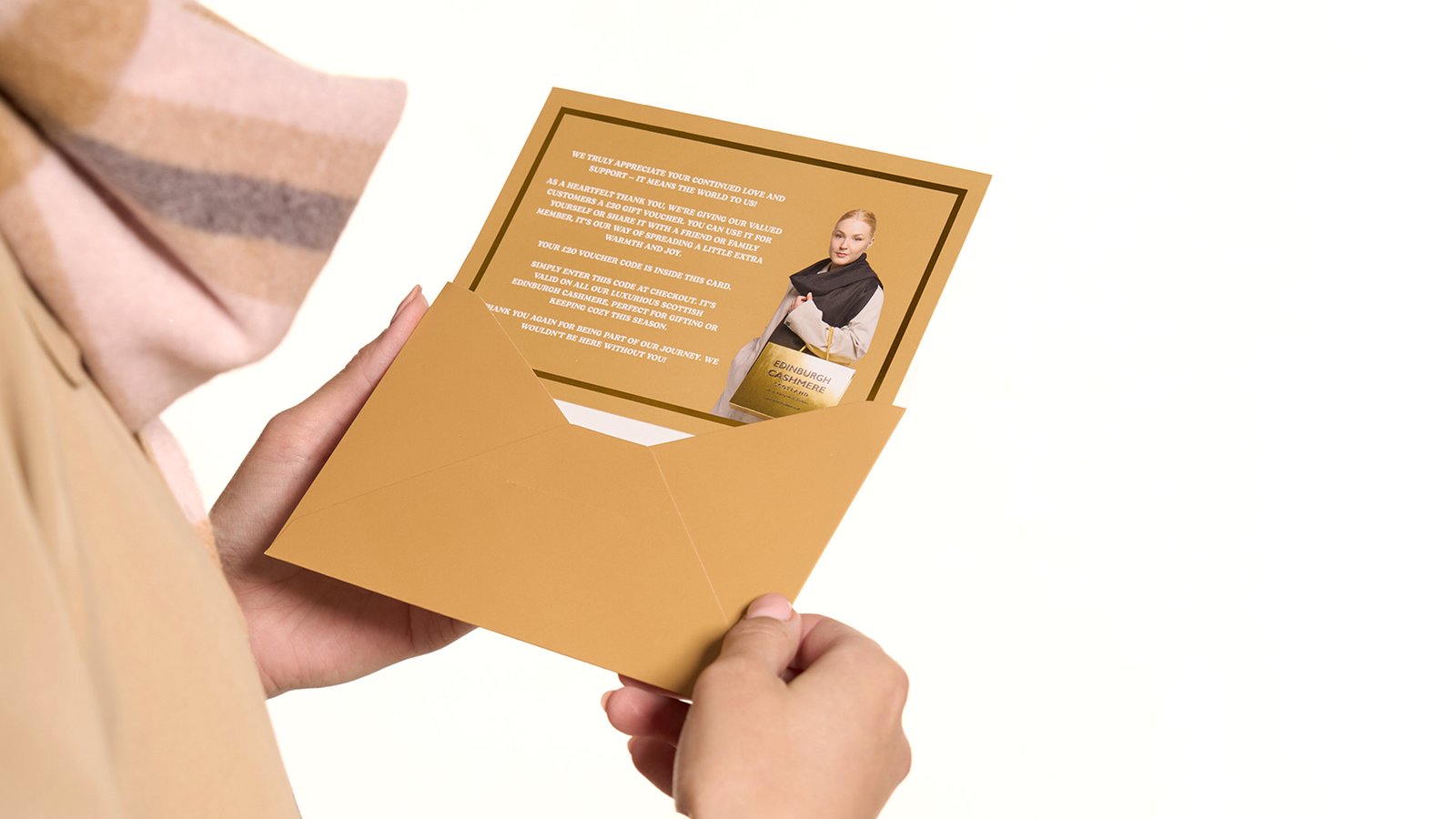 Edinburgh Cashmere's direct, personal service compared favourably to
